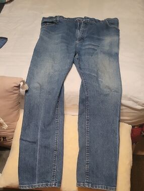 Wrangler Cool Bkue Faded Blue Straight Jeans